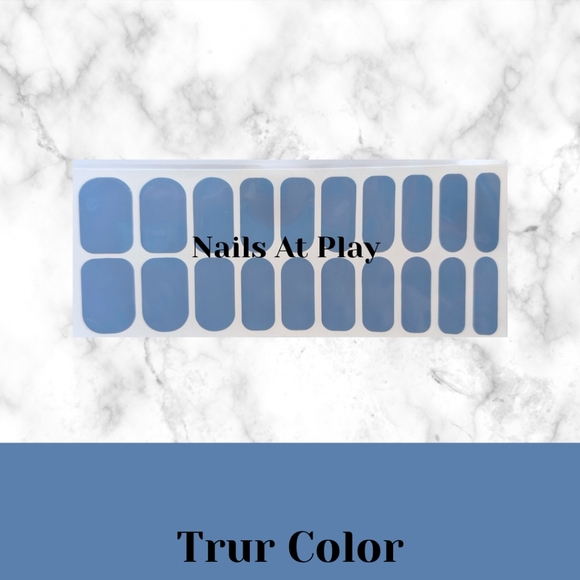 Easy Gellies Nail Wraps - Caroline Blue ( solid color) - Picture 1 of 4